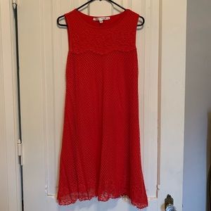 Max Studio Sleeveless Lace Mesh Dress Size S